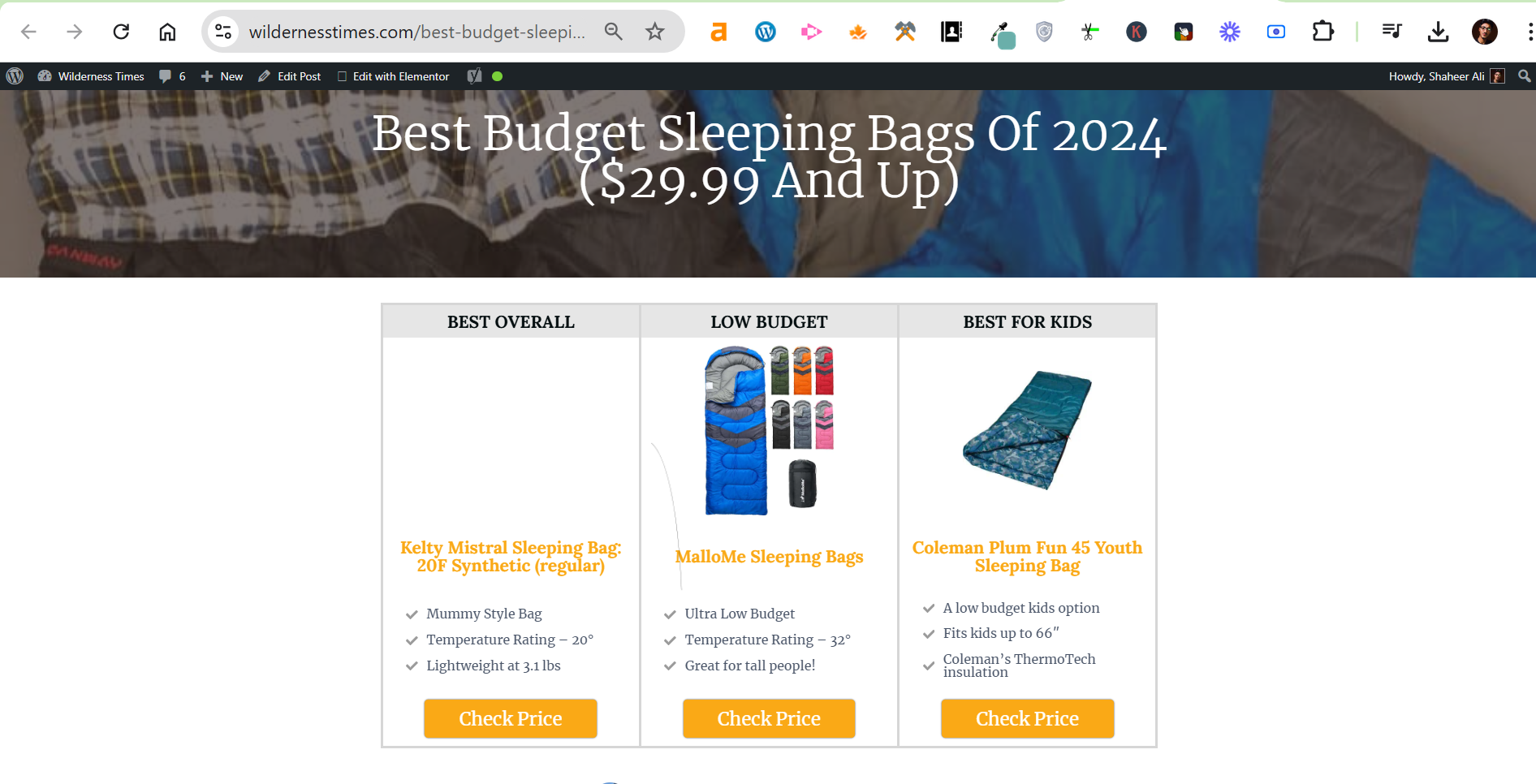 Featured product links