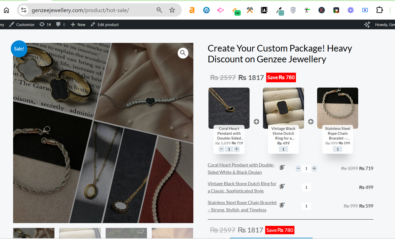 genzee package creation